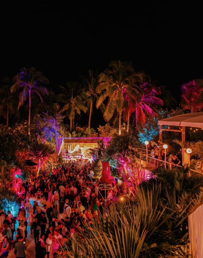 Miami Beach fireworks at Faena
