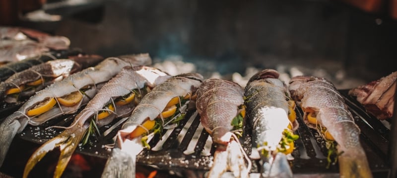 Los Fuegos Asado Branzino