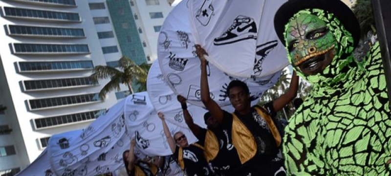 Faena District Opening Celebration Procession