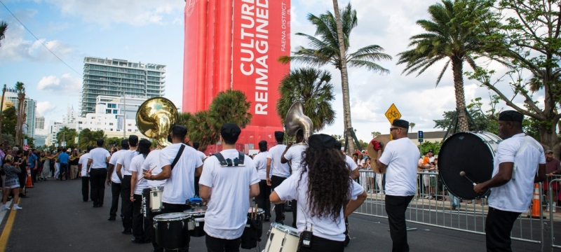Faena District Opening Celebration Procession