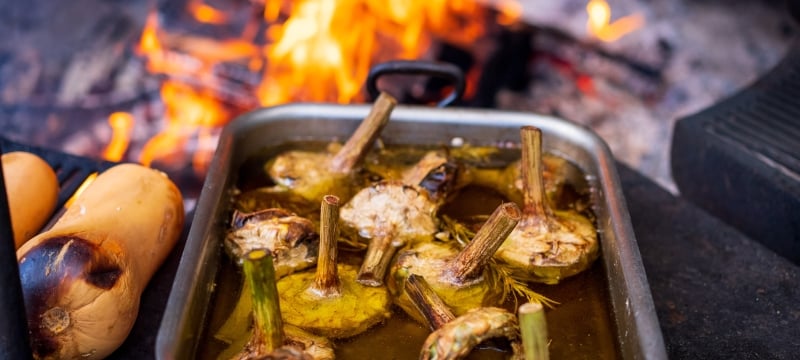 Los Fuegos Fire Artichokes