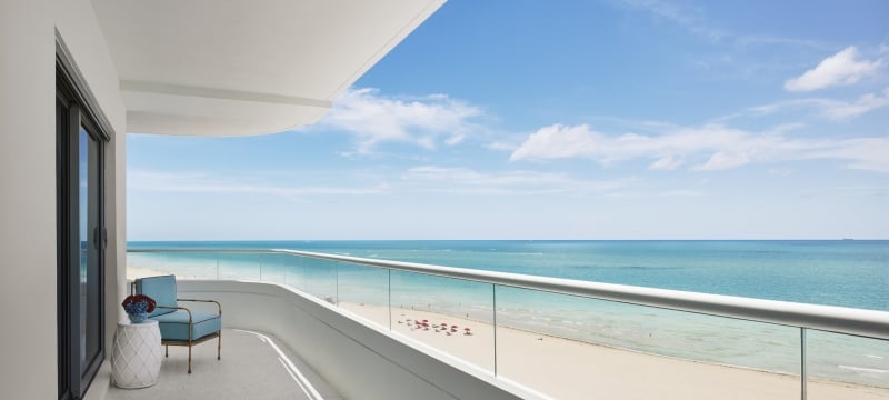 Ocean Balcony View