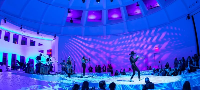 Opening band at the Forum
