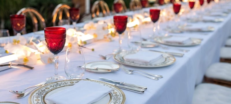 Wedding tablescape