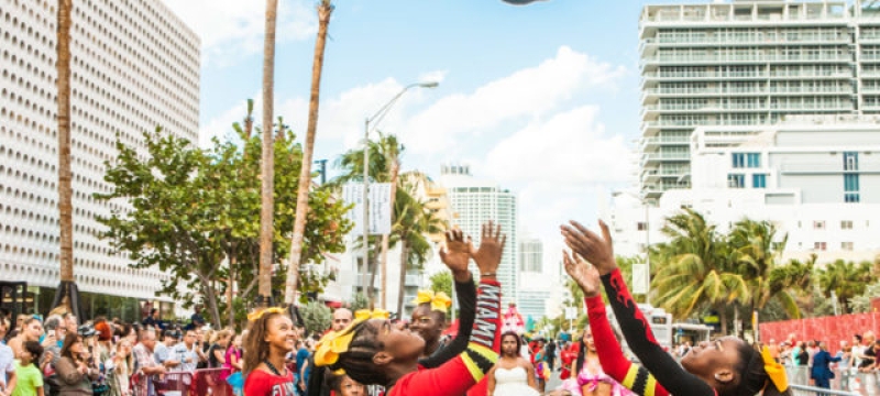 Faena District Opening Celebration Procession