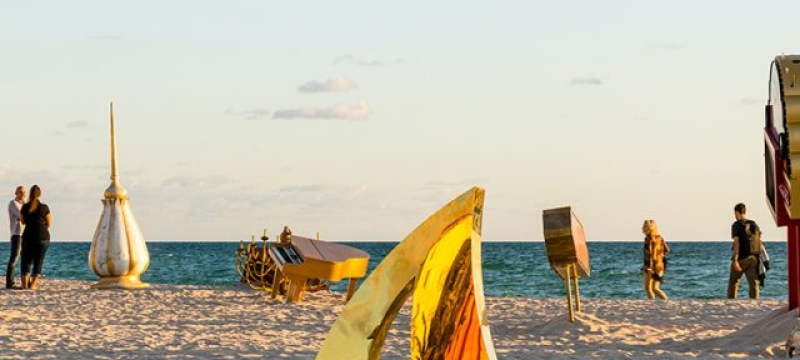 sinking taj mahal art installation on miami beach