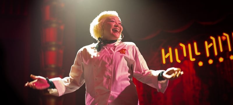 female performer on stage