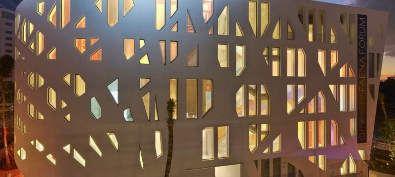faena forum building exterior