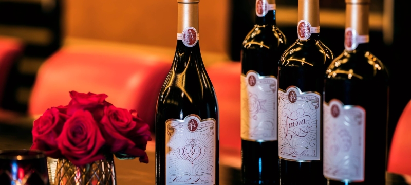 bottles of red wine
