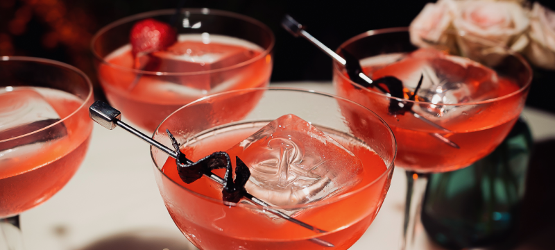 pink cocktails