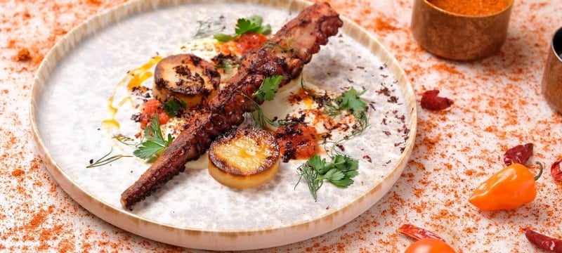 Octopus dish from Los Fuegos